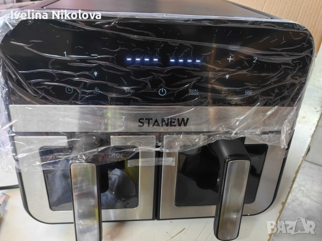 Двоен въздушен фритюрник, STANEW – решението срещу мазното и бавното готвене, снимка 2 - Фритюрници - 52467116