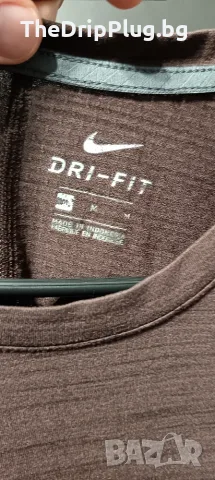 Nike Dri Fit размер М мъжка тънка фланелка с дълъг ръкав , снимка 4 - Блузи - 55806478