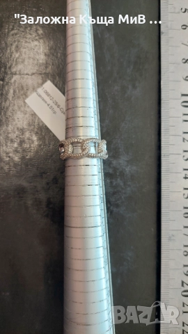 Сребърен пръстен № 17/57, снимка 2 - Пръстени - 52737835