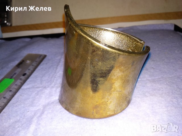 СТАРА ПОЗЛАТЕНА МАРКОВА MNG МОДНА МЕДНА АРТ ГРИВНА 7278