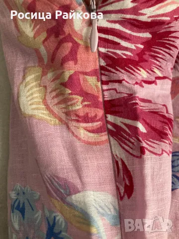 Ленена рокля 42 размер, снимка 6 - Рокли - 48733722