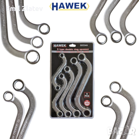 Ключове звезди S-образни 5 части  HAWEK, снимка 2 - Гедорета - 51437578