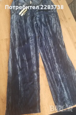 Дамски тъмносин панталон  размер 38 на "Topshop", снимка 6 - Панталони - 49197476