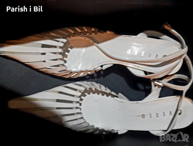 Дамски обувки бели, снимка 11 - Дамски обувки на ток - 38777405