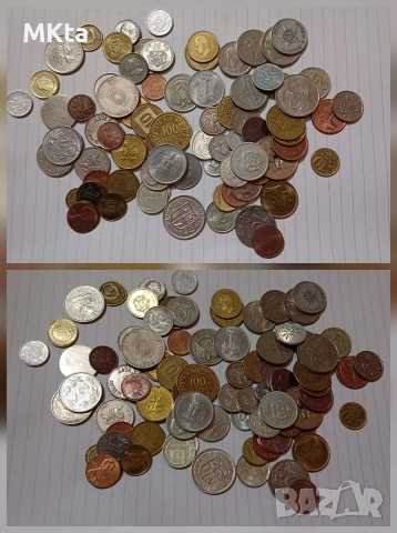 Лот монети-Азия,Америка,Африка