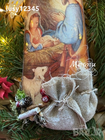 Керамични керемидки с Рождество! , снимка 3 - Декорация за дома - 52237306