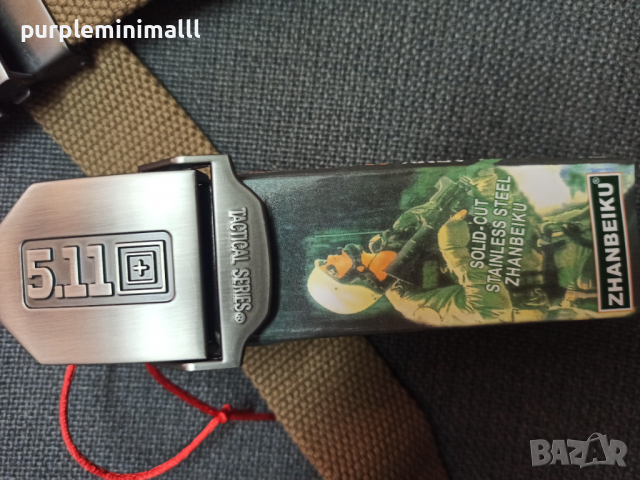 Тактически брезентов колан  5.11, снимка 5 - Други - 36354428