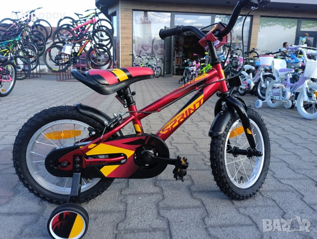 SPRINT Велосипед 14" CASPER червен, снимка 3 - Велосипеди - 53759110