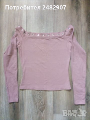 Памучна дамска блуза "H&M" 