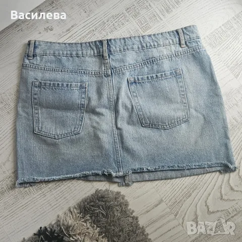 Дънкова пола. ., снимка 4 - Поли - 55829587
