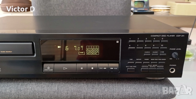 SONY CDP-311 - CD-Player , снимка 3 - MP3 и MP4 плеъри - 51735169