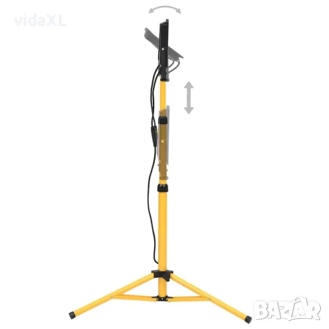 vidaXL LED прожектор със статив 2x100 W студено бяло, снимка 2 - Прожектори - 56146125