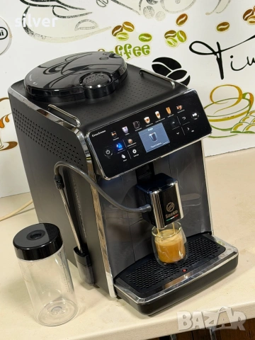 Кафемашина кафе автомат Saeco GranAroma с гаранция, снимка 5 - Кафемашини - 53080799