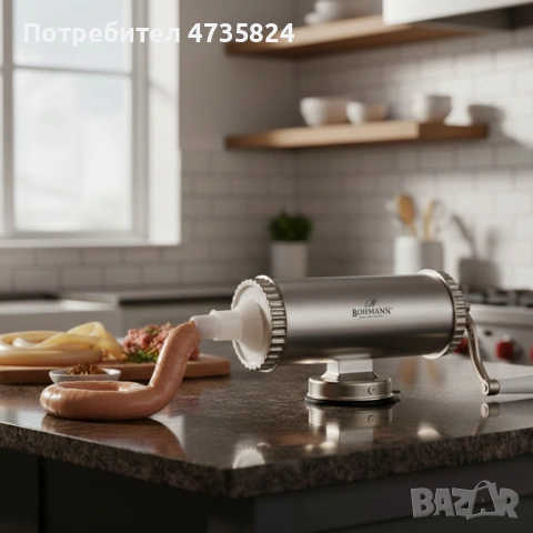 Пълначка за колбаси Bohmann BH 02-750 – Стабилна, удобна и идеална за домашни наденици