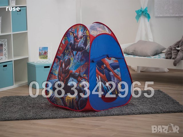 НОВИ! JOHN Палатка за игра - POP UP - Spiderman - Спайдърмен, снимка 3 - Играчки за стая - 34777370