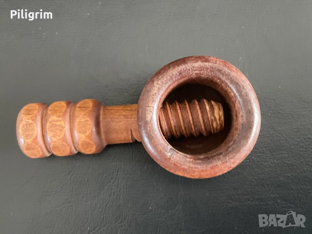 Антична дървена лешникотрошачка, Германия., снимка 1