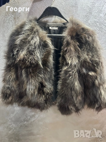 Палто естествен косъм