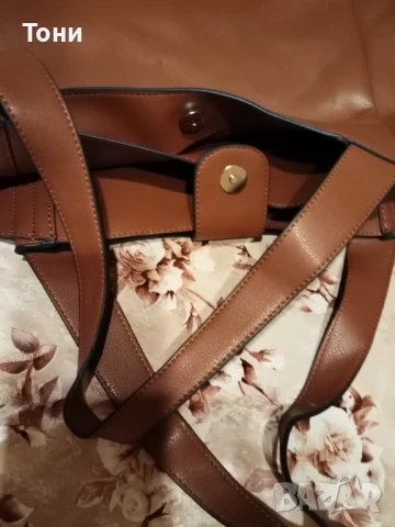 Нова Кожена Дамска Чанта , снимка 8 - Чанти - 51380463