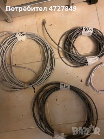 Спешно! Дълги LAN кабели (Интернет кабели) – Отлично качество, снимка 2 - Друга електроника - 53396000
