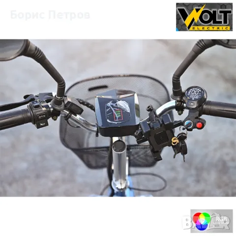 Електрическа триколка Volt Electric A3 Traffic PRO RGB 750W,, снимка 4 - Мотоциклети и мототехника - 48884781