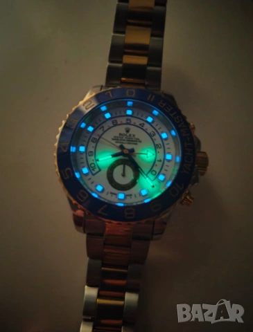 Rolex Yachtmaster bicolor автомат, керамика сапфир 43mm, бартер, снимка 9 - Мъжки - 53691096