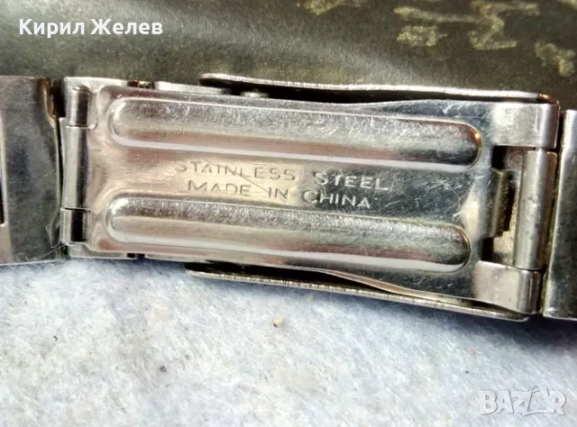 СТАРА ВЕРИЖКА от НЕРЪЖДАЕМА СТОМАНА с МАРКИРОВКИ За РЪЧЕН МЪЖКИ ЧАСОВНИК 49846, снимка 2 - Каишки за часовници - 48694966
