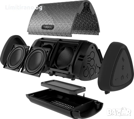 Motorola Sonic Sub 630 Bass Twin – Комплект 2 Bluetooth тонколони, 20W, IPX5, снимка 5 - Bluetooth тонколони - 55801626