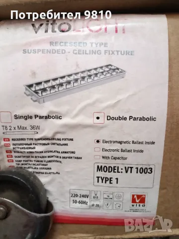 Продавам Луминесцентни тела, снимка 2 - Лампи за таван - 48033465