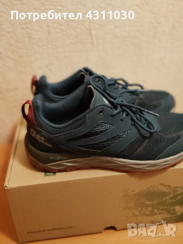 Туристически маратонки Jack Wolfskin нови, номер 41, сини, снимка 4 - Маратонки - 53402858