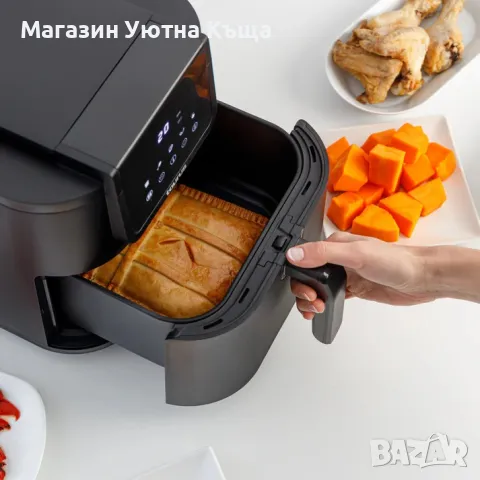 НОВ Еър Фрайер с ГАРАНЦИЯ 8 Литра Taurus Aero Crisp, снимка 4 - Фритюрници - 49677685