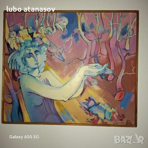 стари колекционни картини .масло картон .