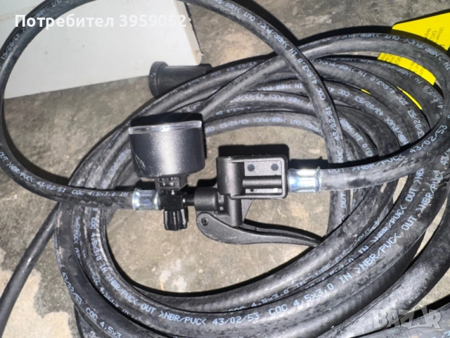 Маркуч за помпане на гуми с манометър  оригинален от  Touareg , същия за Cayenne, снимка 3 - Аксесоари и консумативи - 53249653