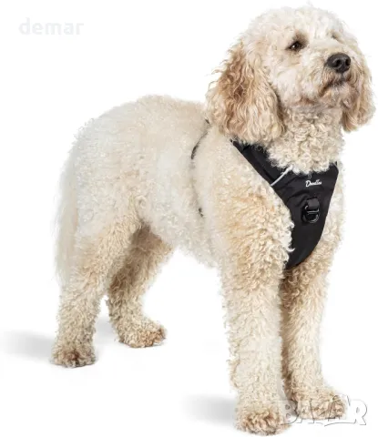 Нагръдник Mikki Doodles за кучета, регулируем, катарами с бързо освобождаване, Medium