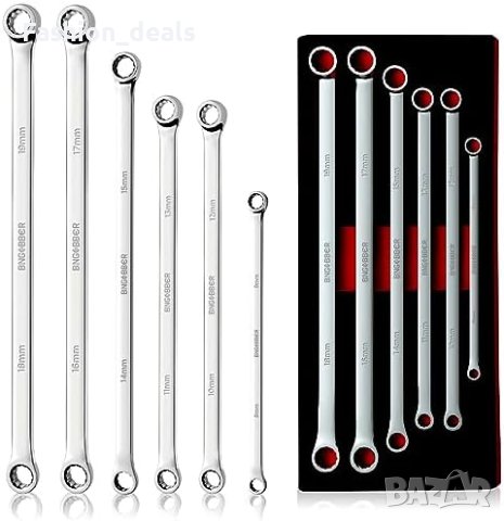 Нов Дълъг комплект гаечни ключове 8мм-19мм Дом Майстор, снимка 7 - Други стоки за дома - 42324368