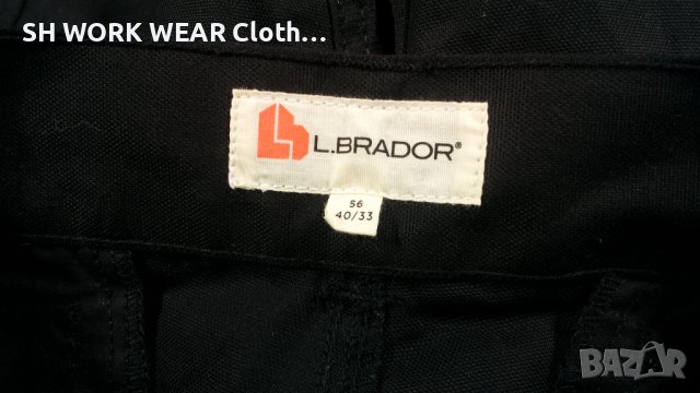 L.Brador 184PB STRETCH Trouser Work Wear размер 56 / XXL еластичен работен панталон W2-11, снимка 15 - Панталони - 40120439
