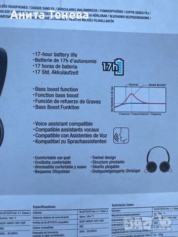 JVC-HA-S35BT-B, снимка 3 - Безжични слушалки - 53702104