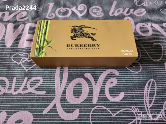 Къси чорапки Бърбъри 6 броя в кутия , снимка 2 - Дамски чорапи - 49990222