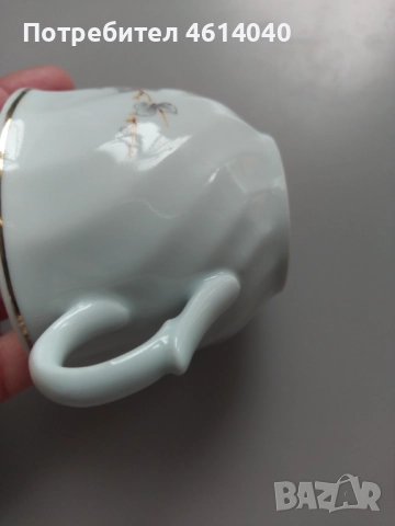 Кана за кафе, Купичка за сметана, Китка, снимка 10 - Прибори за хранене, готвене и сервиране - 52921379