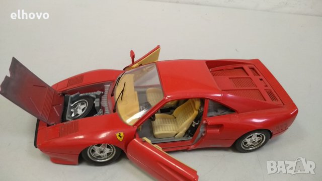 Метална количка Ferrari GTO(1984) Burago 1:18, снимка 3 - Колекции - 34358325
