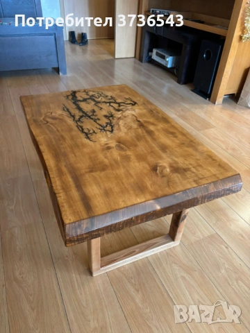 Дизайнерска холна маса 100×64×46 см, снимка 3 - Маси - 53192252