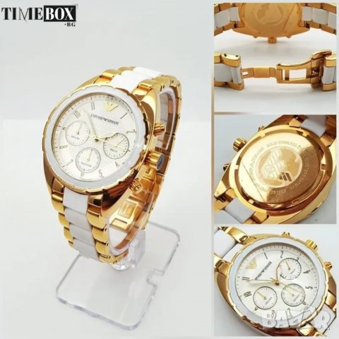 Emporio Armani AR5944 Sportivo Chronograph. Нов дамски часовник, снимка 2 - Дамски - 38800970