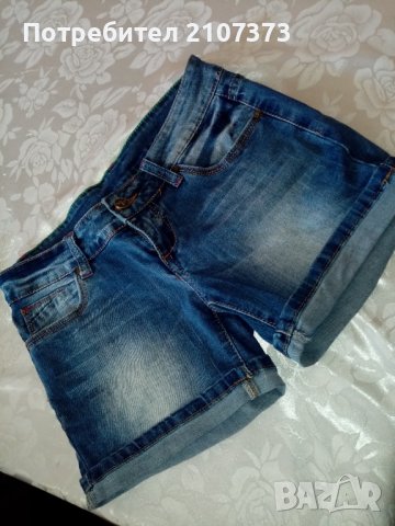 Продавам къси дънкови панталони за момиче, снимка 6 - Дънки - 41245584