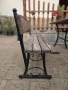 Маси и пейки от ковано желязо и дърво използвани , снимка 3