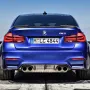 Хромиран емблема "M3" BMW M POWER за заден капак M3 лого, снимка 2