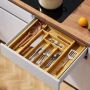 Бамбуков Кухненски Разпределител за Прибори 4729, снимка 8