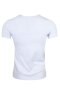 мъжка бяла тениска 2109 бял/черен → Обява 41561452, снимка 4