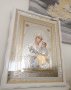 Икона с дървена рамка Пресвета Богородица е иконата "Неувяхващ цвят, снимка 1 - Икони - 39144014