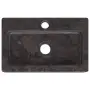 vidaXL Стенна мивка черна 38x24x6,5 см мрамор, снимка 7