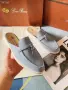 Loro Piana Естествен Велур Сабо Различни Цветове с Кутия Лоро Пиана , снимка 2
