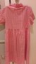 Рокля Benetton size XL, 100% памук, розова, снимка 7